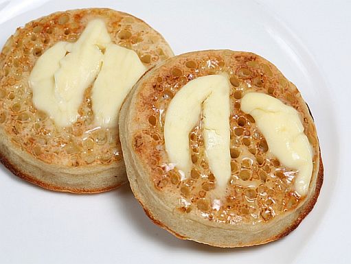 Cheese On Crumpets