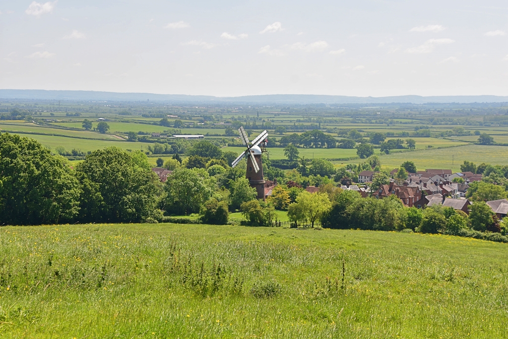 View over Quainton whilst Climbing Mill Hill