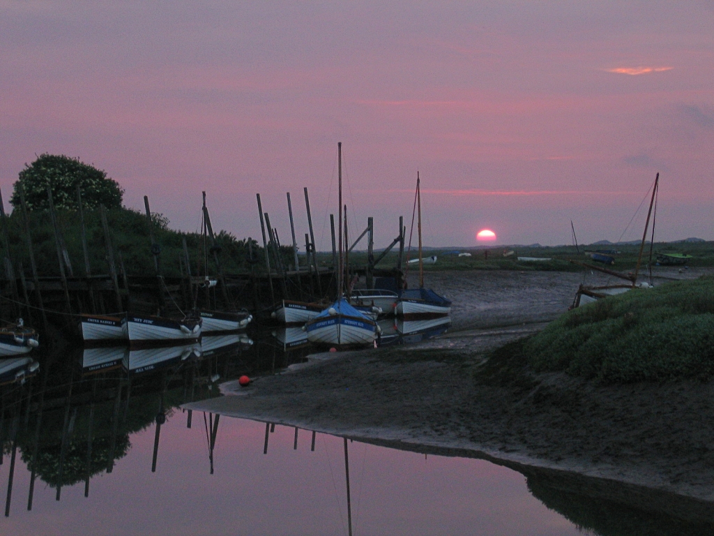 Sunset at Blakeney Harbour