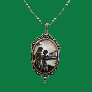 Pride and Prejudice Necklace ©   tinatarnoff | etsy.com