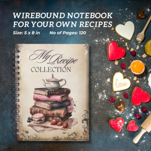 Essentially-England My Recipe Collection Wirebound Notebook | essentially-england.com 