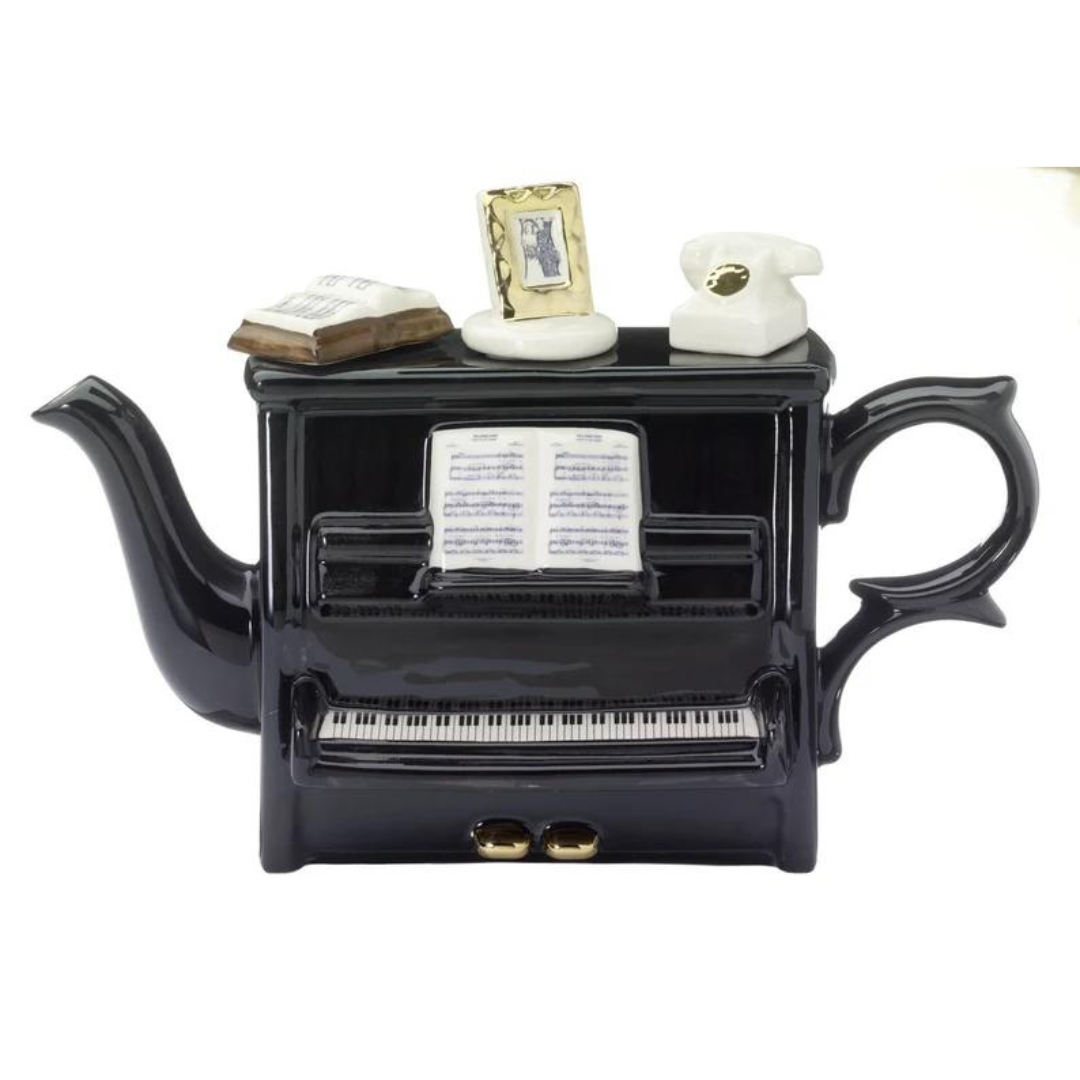 Novelty Teapots, The Piano Teapot © CartersofSuffolk | etsy.com