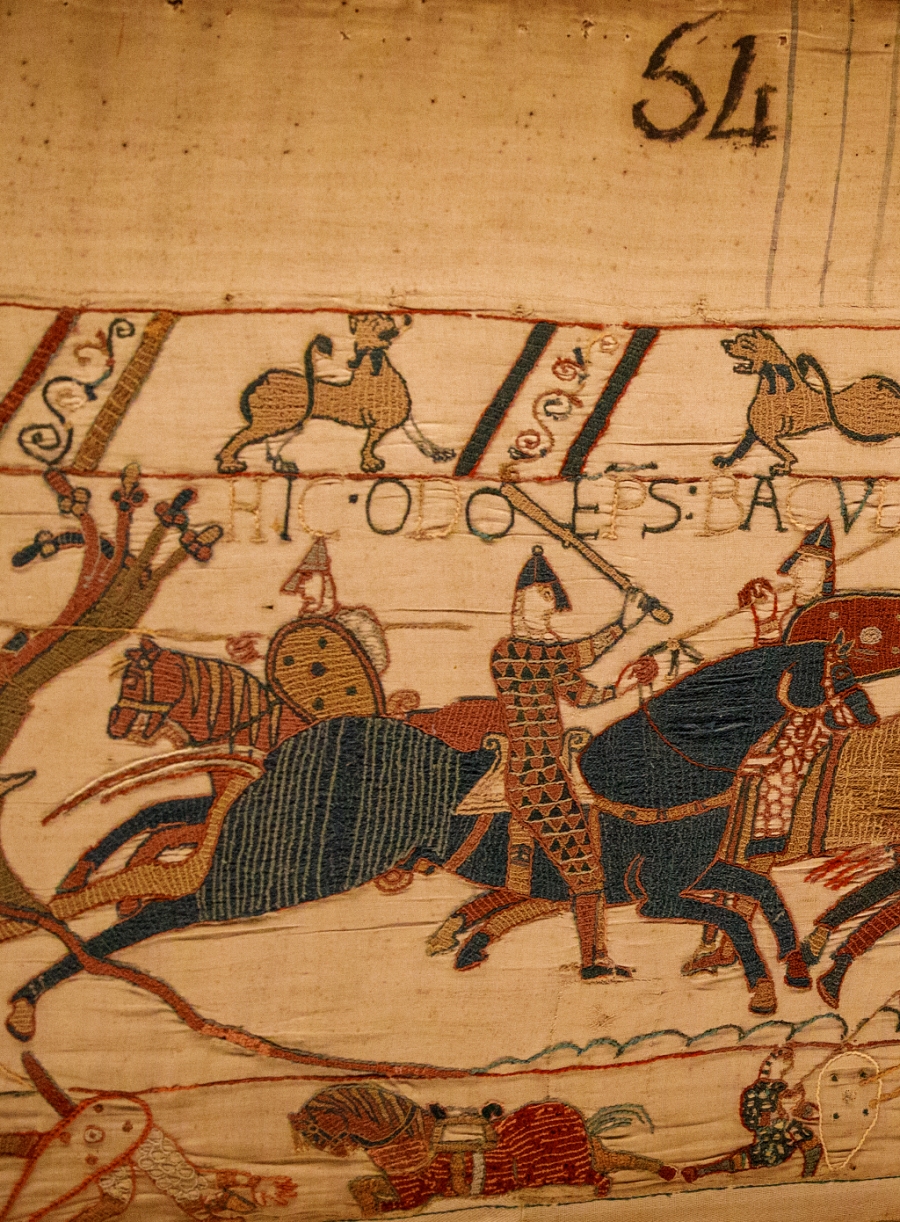 Odo of Bayeux on Horseback during the Battle of Hastings (From the Bayeux Tapestry) © romrodinka | depositphotos.com