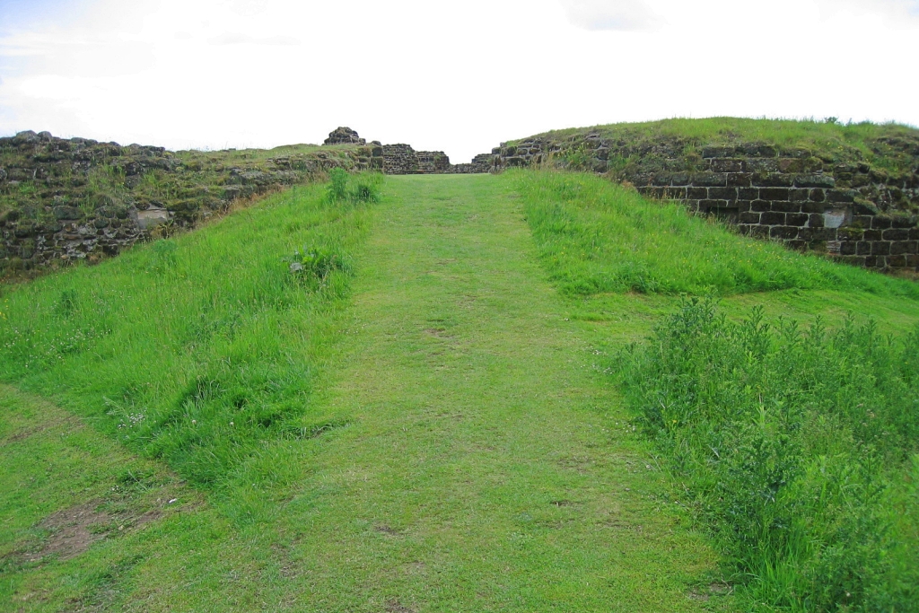 The Entrance to Bolingbroke Castle Between the East and West Gatehouse Towers © essentially-england.com