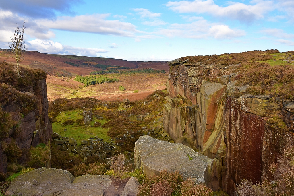 Burbage Valley from Burbage South Edge © essentially-england.com