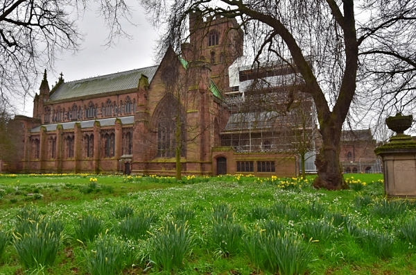 Carlisle Cathedral in Springtime © essentially-england.com