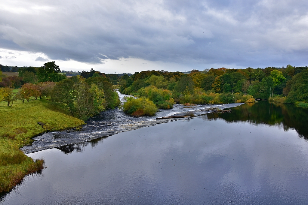 View of the North Tyne River from Chollerford Bridge © essentially-england.com