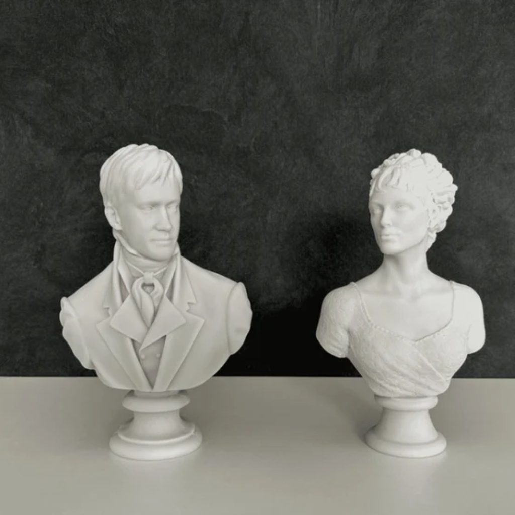Mr. Darcy & Elizabeth Bennet Bust © VisionArtSculpture | etsy.com