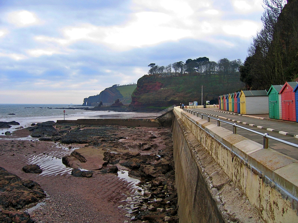 Dawlish Beach Huts near Coryton Cove © essentially-england.com