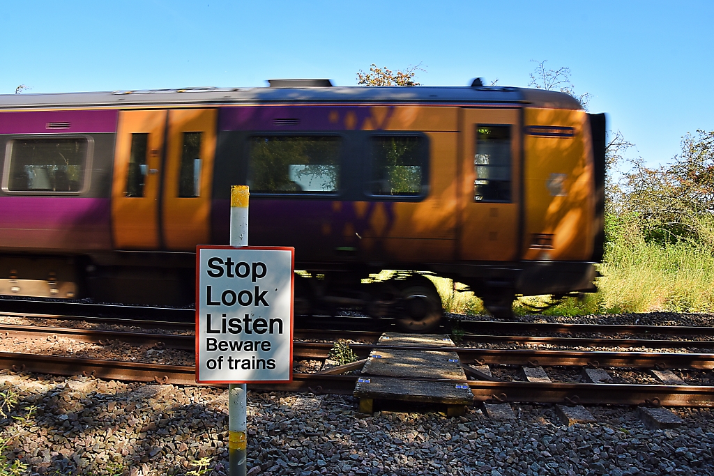 Pleased We Followed the Sign - Second Railway Crossing of the Day © essentially-england.com