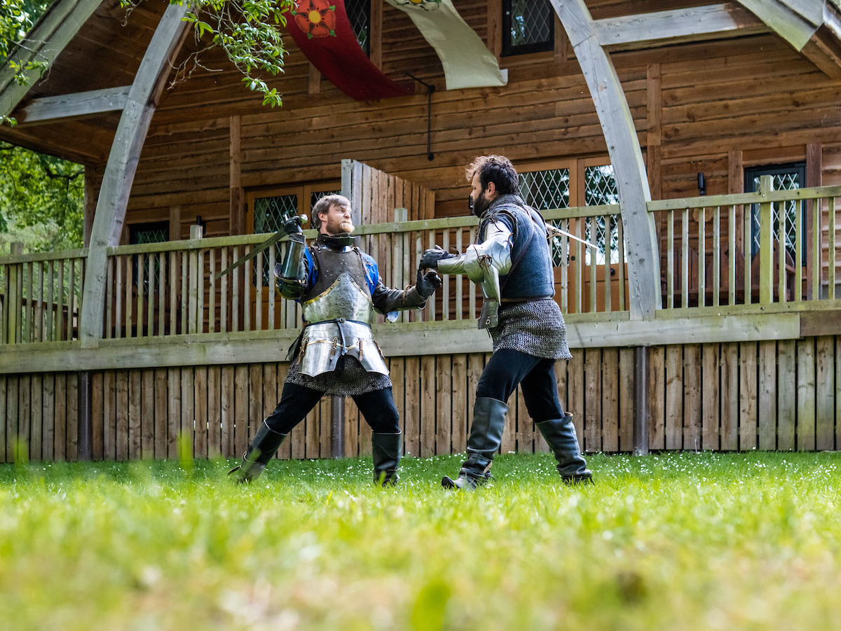 Warwick Castle Knights Fighting © merlinassetbank