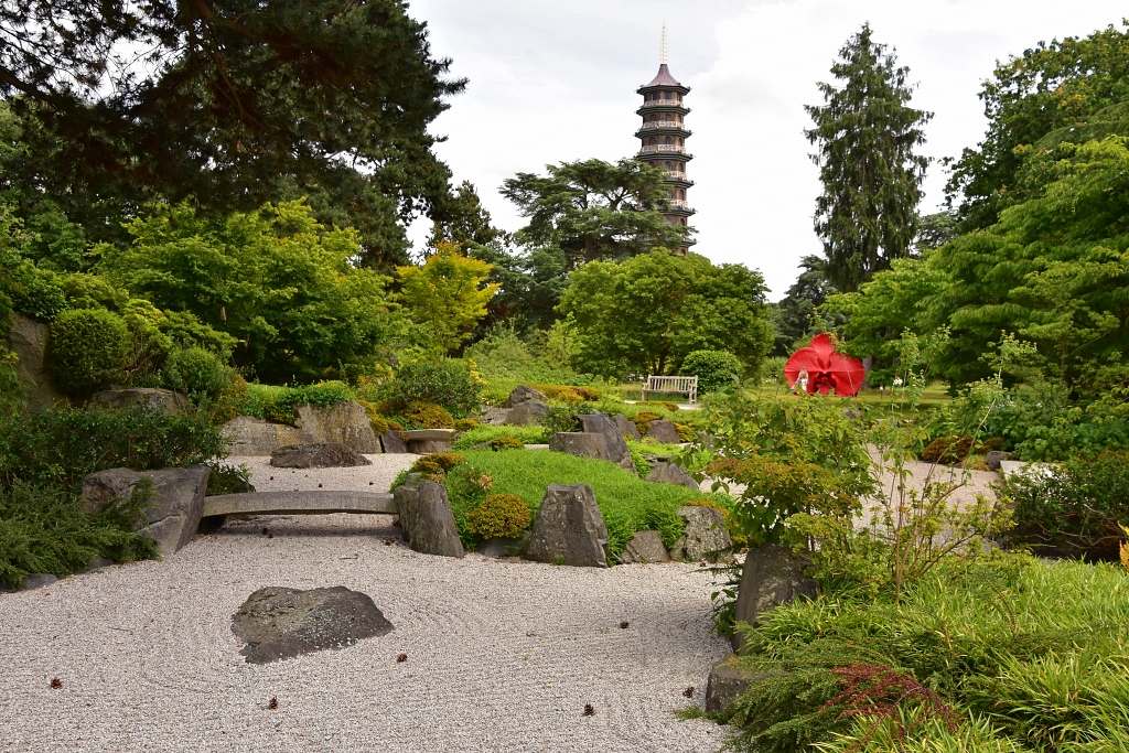 The Japanese Garden with the Great Pagoda in the Distance © essentially-england.com