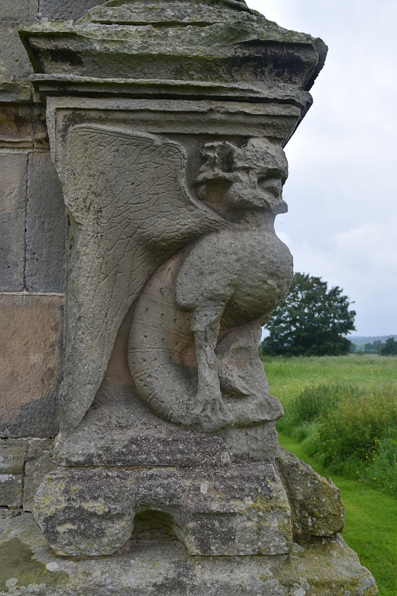 Detailed Carvings in the Stonework of the Elizabethan Wing © essentially-england.com