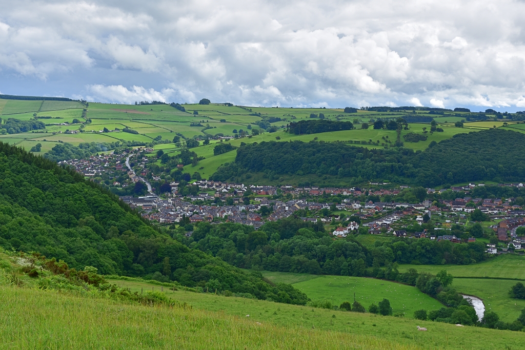 View over Knighton from Panpunton Hill
© essentially-england.com