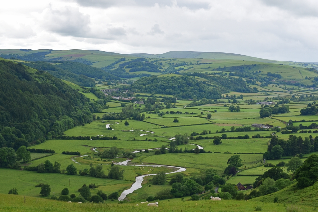 View from Panpunton Hill © essentially-england.com