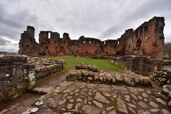 View Over the Ruined Medieval Castle © essentially-england.com