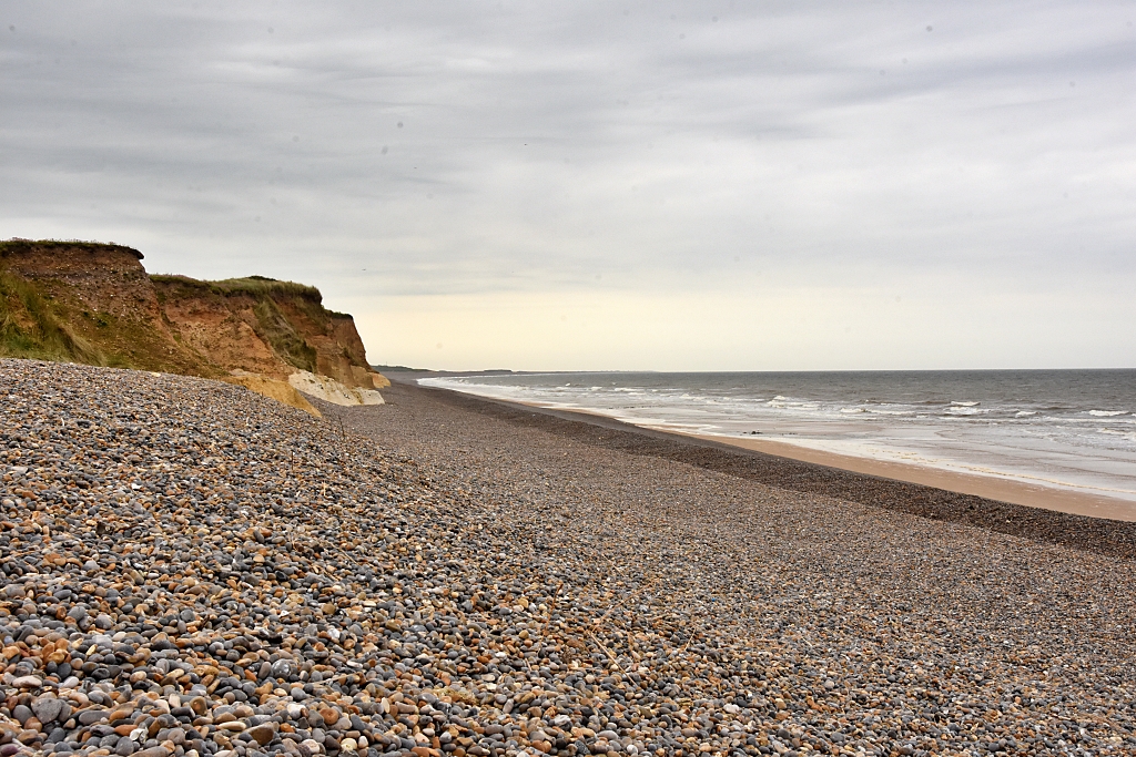 This is Why We Love Norfolk Walks - View Along The Beach Towards Weybourne © essentially-england.com