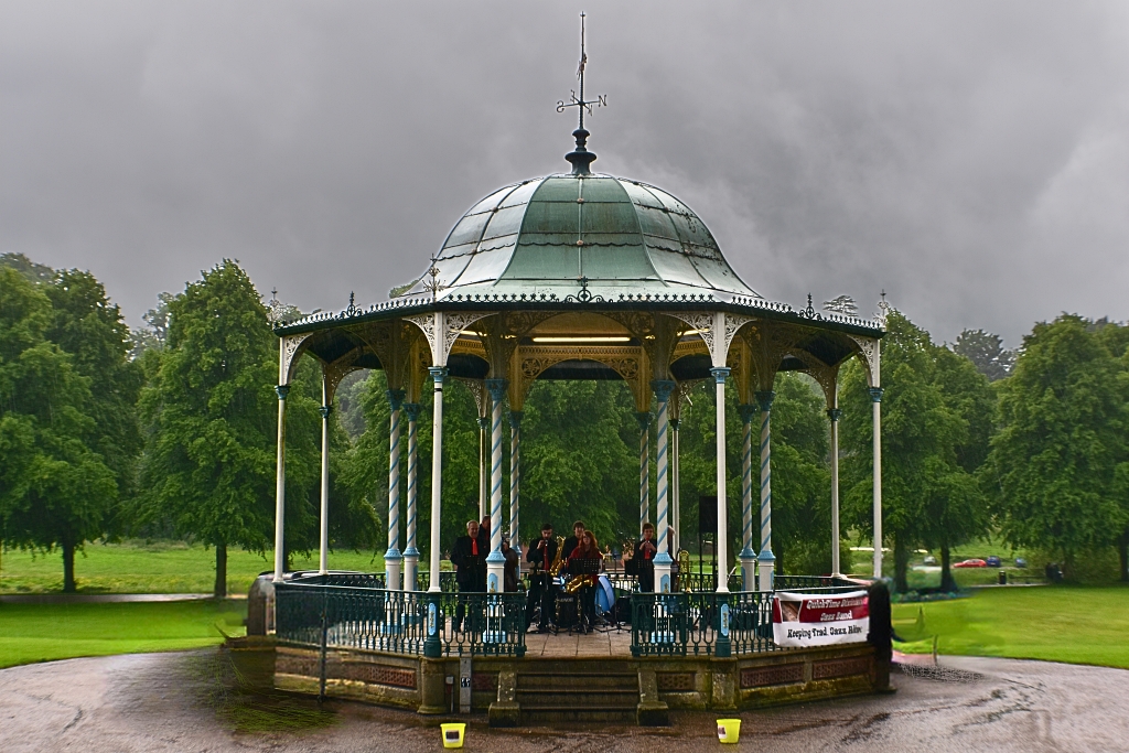 The Bandstand in Quarry Park © essentially-england.com