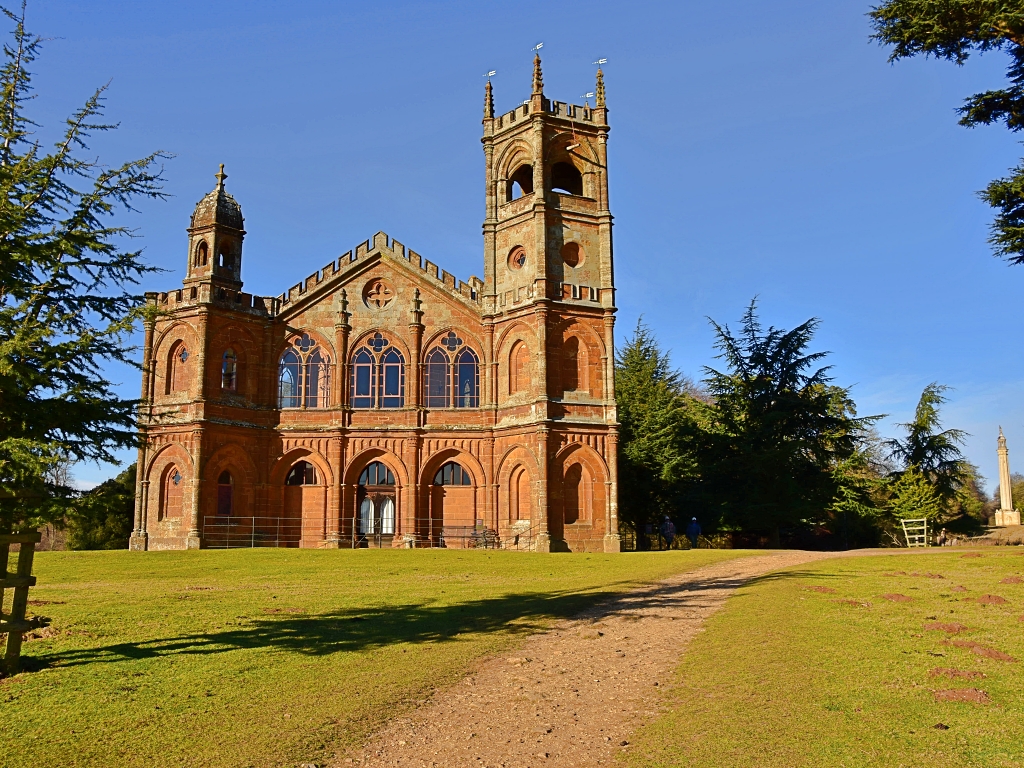 The Gothic Temple at Stowe Gardens © essentially-england.com