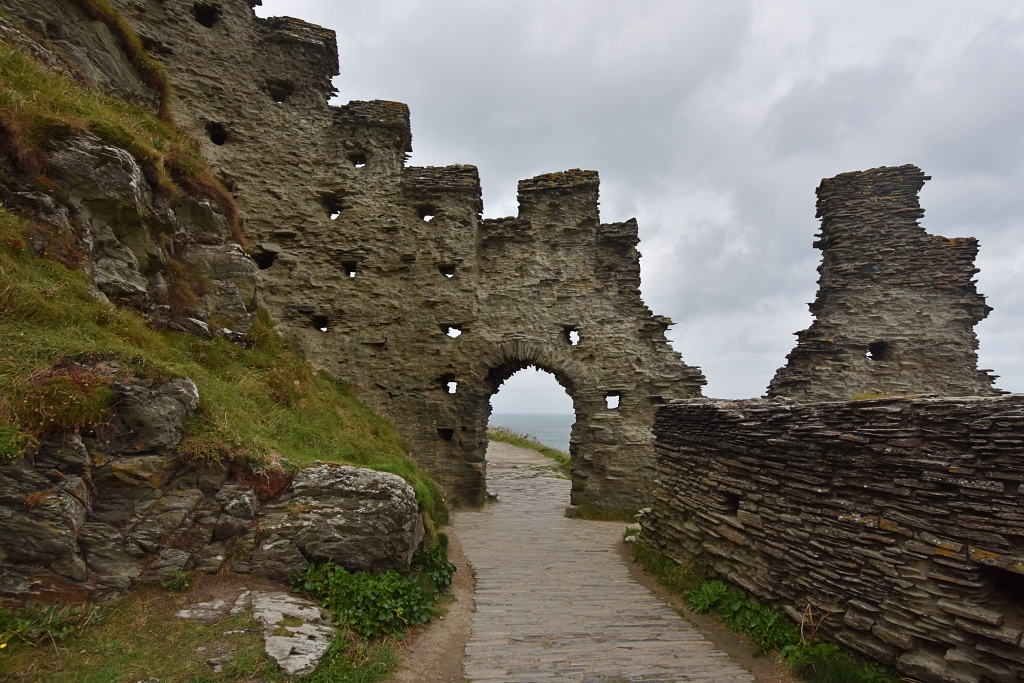 Part of Tintagel Castle Wall © essentially-england.com