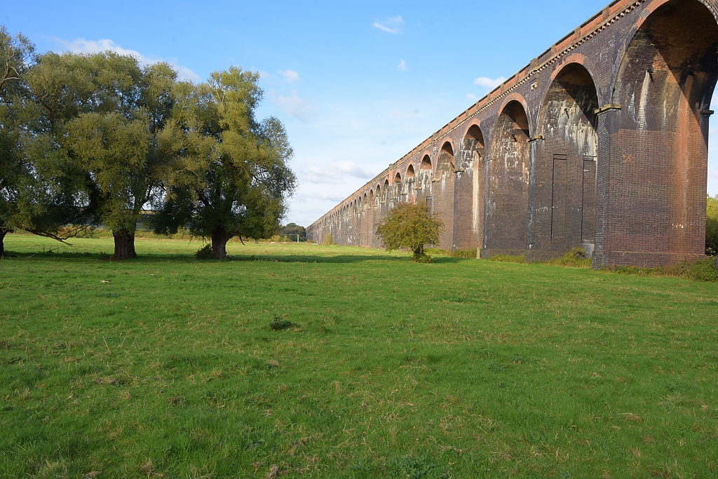 Welland Viaduct Disappearing into the Distance © essentially-england.com