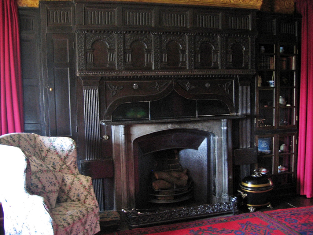 Boscobel House Parlour Fireplace © essentially-england.com