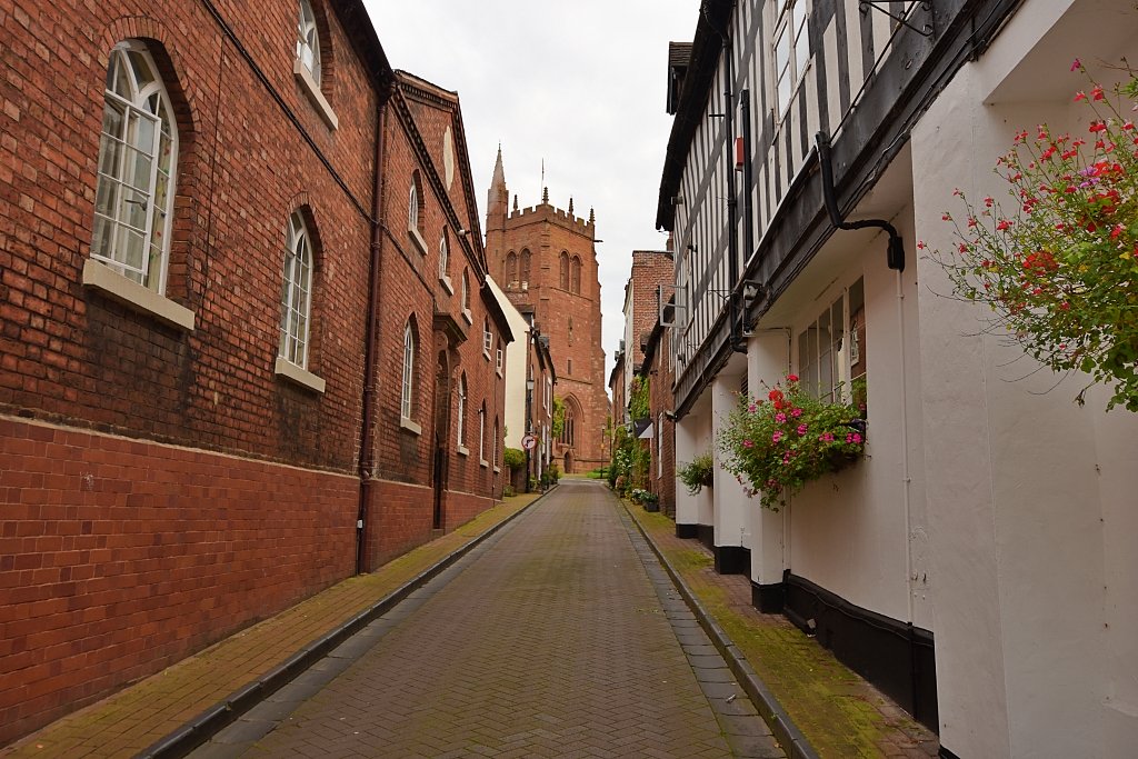 Church Street Almshouses and St. Leonard's Church © essentially-england.com