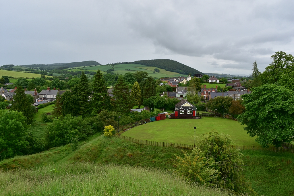 View over Clun from the Motte © essentially-england.com