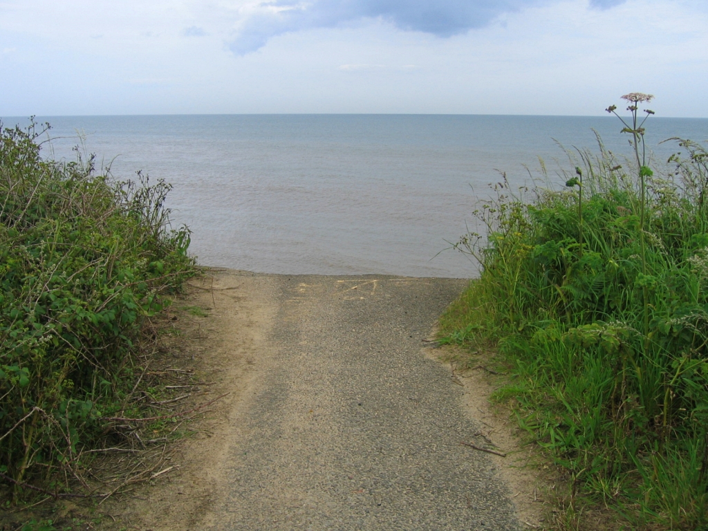 Mill Lane Disappearing into the North Sea in Covehithe © essentially-england.com