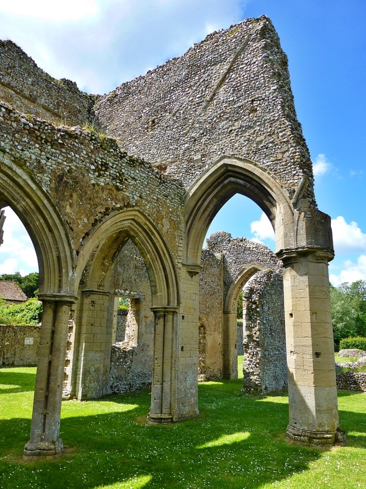 A Small Chapel at Creake Abbey Ruins © essentially-england.com