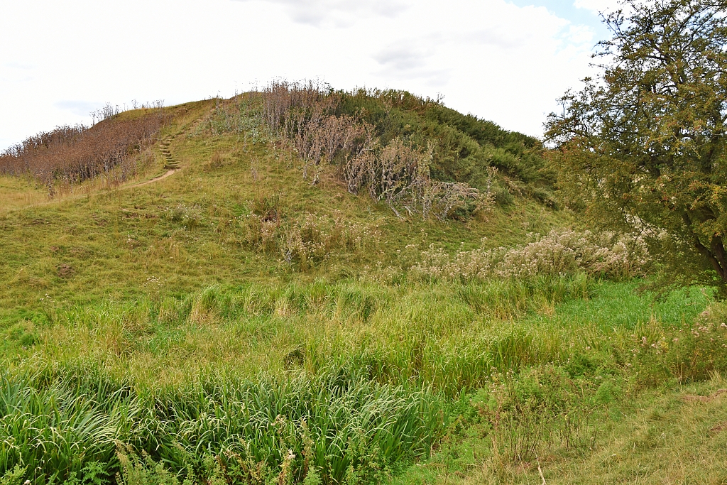 The Motte and Moat at Fotheringhay Castle © essentially-england.com