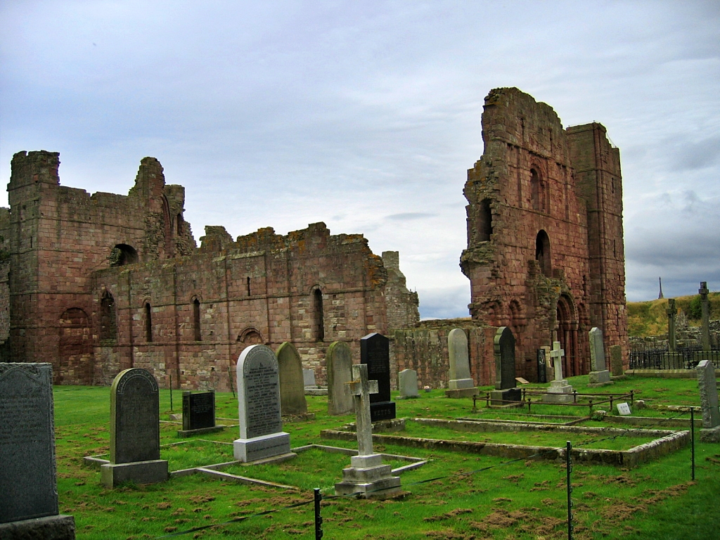 Our Finish Point of the St Oswalds Way - Lindisfarne Priory © essentially-england.com