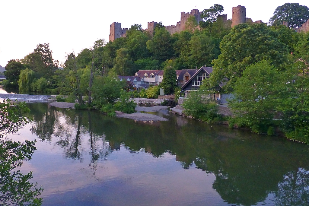 The Mill Area and Castle as the Sun Starts to Set © essentially-england.com