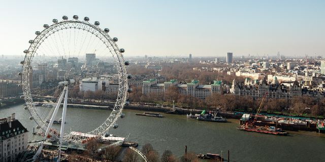 View of the London Eye and the River Thames &copy; Merlin Entertainment. Used with Permission.