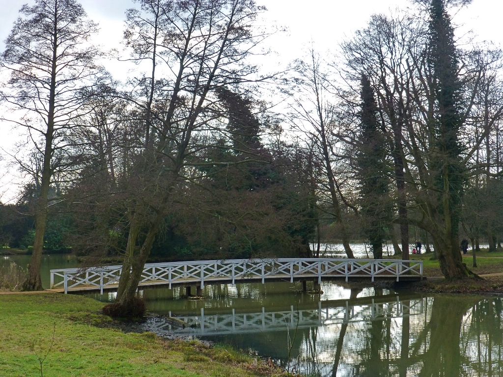 The Wooden Bridge in Stowe Gardens © essentially-england.com