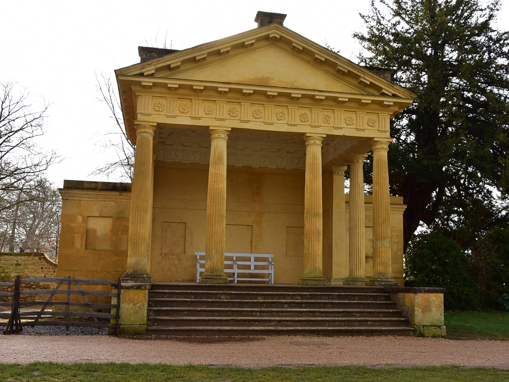 The Eastern Lake Pavilion in Stowe Gardens © essentially-england.com