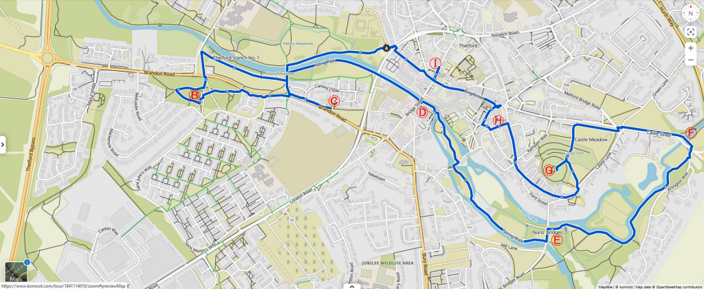 Essentially England Thetford Walking Route