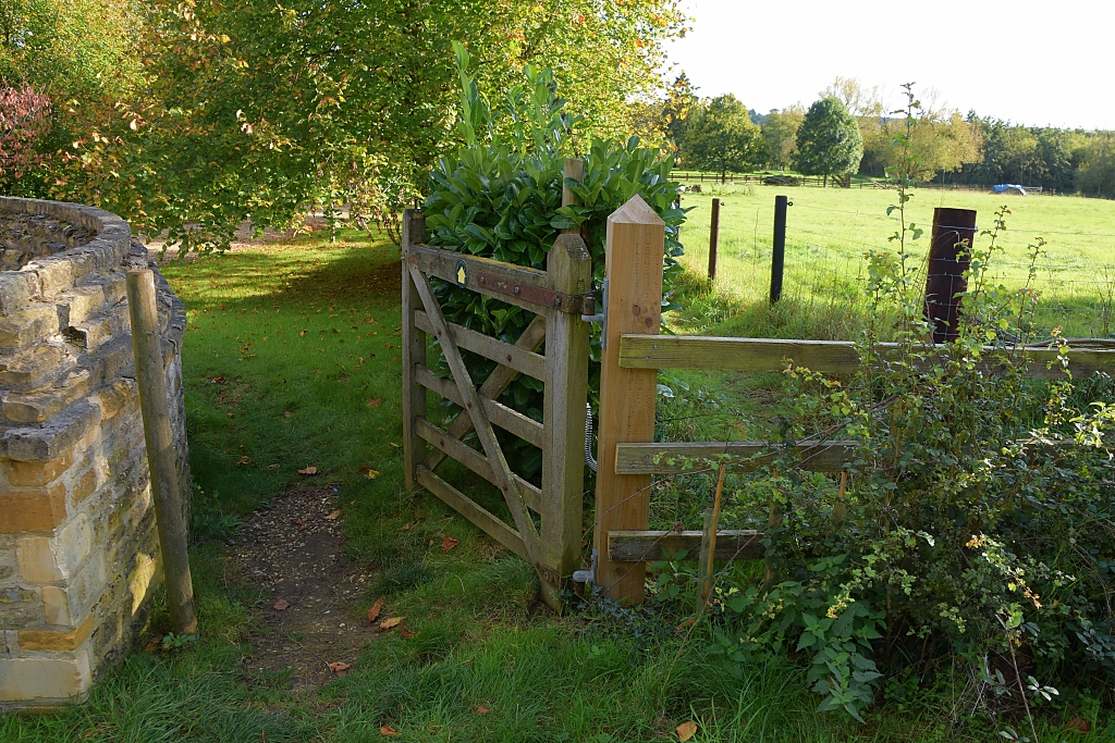 Gate to Driveway on Welland Valley Viaduct Walk © essentially-england.com